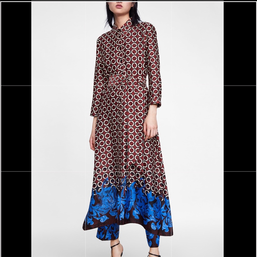 Zara Geometric Print Tunic